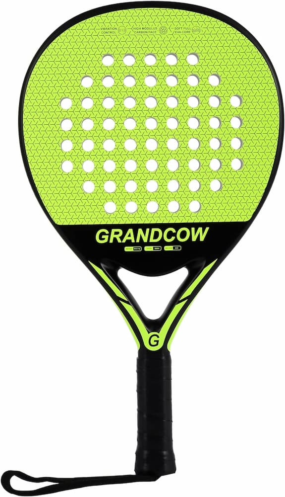 GrandCow Carbon Fiber Power Padel Tennis Racket